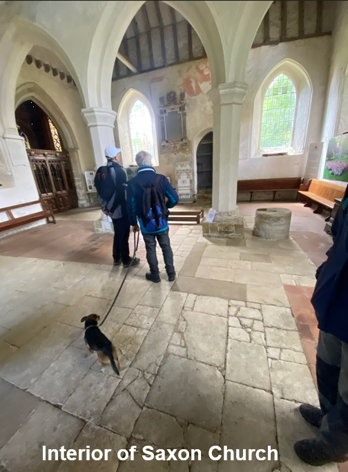 Interior of Saxon Church